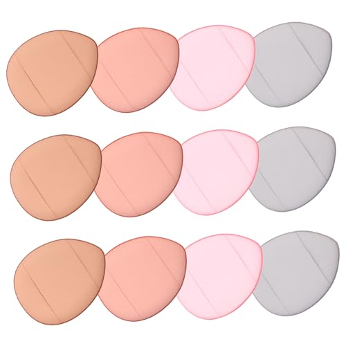 Healeved 12stücke Teiliges Mini Makeup Schwämmchen Praktische Puderquaste Für Frauen Für Foundation Und Concealer Sanft Zu Empfindlicher Haut Für Zuhause Und Unterwegs von Healeved