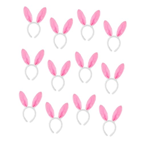 Healeved 12stücke Glühende Plüsch Hasenohren Haarreif Für Cosplay Und Festivals Party-dekoration Für Hochzeiten Und Geburtstagsfeiern von Healeved