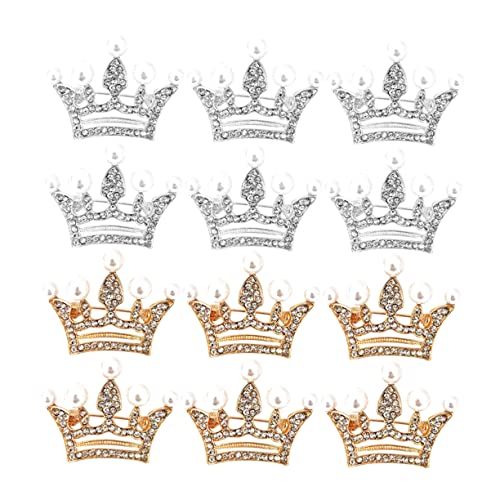 Healeved 12stücke Kronenbroschennadel Aus Legierung Brosche Für Kleidung Und Schals Modisches Accessoire Zarte Brosche Als Kleidungsabzeichen Broschennadel Für Damen von Healeved