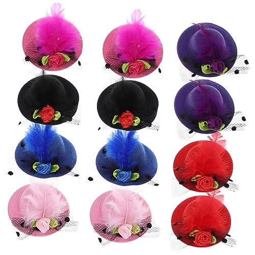 Healeved 12stücke Haarspange Kinderhaarnadel Huthaarspange Kinderhaarklammer Bezauberndes Haar-accessoire Für Junge Mädchen Zufällige Farbe von Healeved