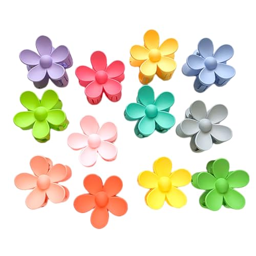 Healeved 12stücke Teiliges Tragbare Haarklammern Aus Strapazierfähigem Material Dekorative Blumen-haarclips Für Und Mädchen Geeignet Für Verschiedene Frisuren Und Anlässe von Healeved