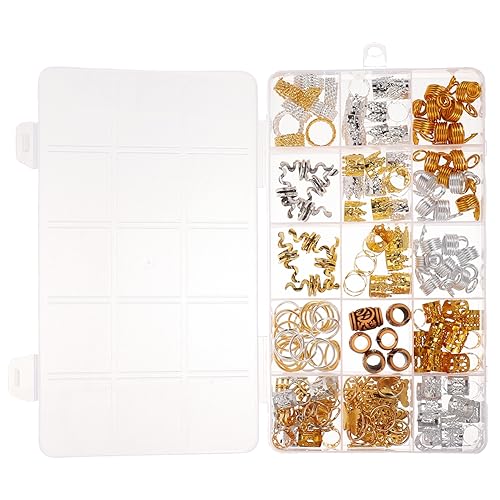 Healeved 146stücke Teiliges Dreadlock Haarschmuck Für Zöpfe Metall Manschetten Und Clips Für Kreative Haarstylings Flechtzubehör Für Langlebig Und Einfach Anzuwenden von Healeved