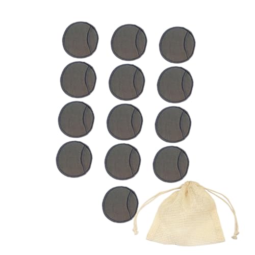 Healeved 14stücke Bambusfasern Make-up-entferner-pads Wiederverwendbar Gesichtswaschpads Für Hautreinigung Sanft Schnell Geeignet Für Reisen Fitnessstudio Tägliche Anwendung von Healeved