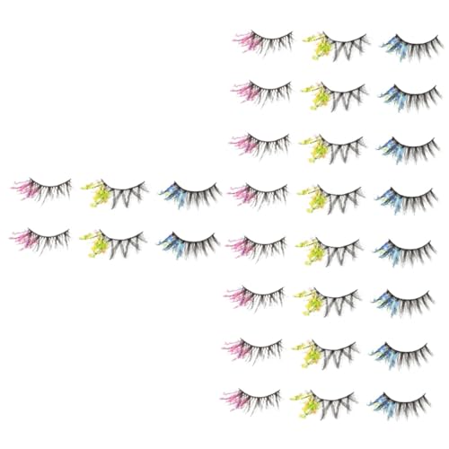 Healeved 15paare -falsche Wimpern Lange Dramatische Wimpern Für Und Mädchen Für Partys Cosplay Und Alltag Einfache Anwendung Augenvergrößerung Mit -effekten von Healeved