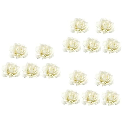 Healeved 15 Stk Haarspange Blumen für Haare Blumenmädchen Haarschmuck für die Hochzeit brautjungfernkleider bridesmaid dress Tiara Hochzeit Haarnadeln Blumenclips Rosen-Haarspange von Healeved