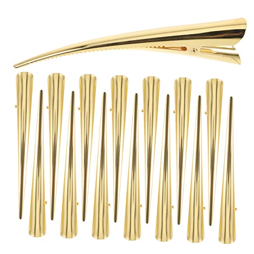 Healeved 15stücke Metallhaarspangen Flache Krokodilklemmen Für Frauen Und Mädchen Große Haarspangen Für Friseure Hochzeit Alltag Und Party von Healeved