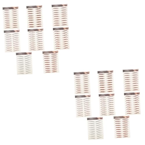 Healeved 16blätter Wasserdichte Augenbrauen Sticker Für Eco-freundliche Brauenaufkleber Für Realistische Brauen Einfach Anzuwenden Für Spärliche Oder Überzupfte Augenbrauen von Healeved