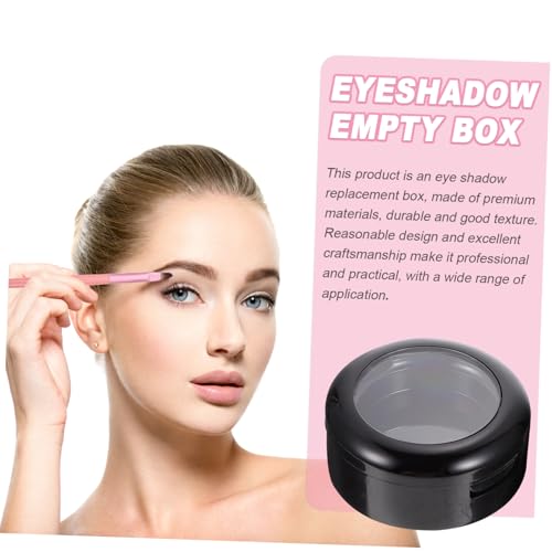 Healeved 16 Stck. Teiliges Lidschatten Aufbewahrungsset Weiß Make Up Container Leicht und Kompakt für Zuhause und Reise Praktische Kosmetik Organizer für Lidschattenlagerung von Healeved