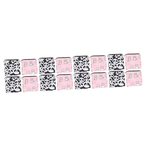 Healeved 16 Stück Servietten-Aufbewahrungstasche Reise-Aufbewahrungstasche Periodenbehälter Reisetaschen-Organizer Handtaschen-Aufbewahrung Organizer Pad-Halter Tampon von Healeved