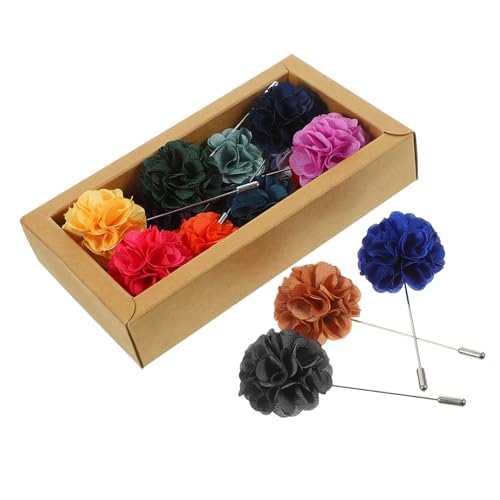 Healeved 16 Stück Teiliges Herren Anzug Zubehör Brosche mit Blumenmotiv Anstecknadel für Anzug Vielseitige Corsage Deko für Hochzeiten und Besondere Anlässe von Healeved