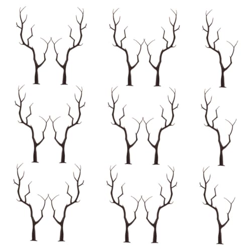 Healeved 16 Stück Weihnachts Rentierhörner für Festliche Dekorationen Realistische und Leichte Accessoires für Partys und Fotos von Healeved