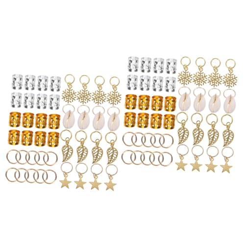 Healeved 160stücke Dreadlock Schmuck Beads Metall Haarschmuck Für Zöpfe Stabile Haarmanschetten Und Charms Für Damen Geeignet Für Verschiedene Anlässe Langlebig Und Wiederverwendbar von Healeved