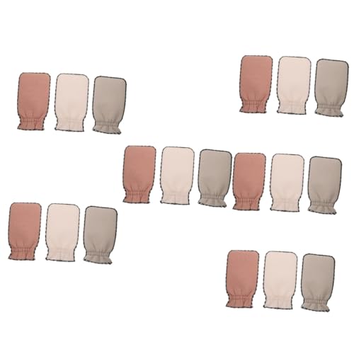 Healeved 18 Stk Peeling-handtuch Peeling-handschuhe Massagehandtücher Badehandschuhe Schlamm Reiben Koreanischer Peeling-handschuh Dusch-peeling-handtücher Dusche Polyester Wanne Verdicken von Healeved