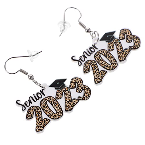 Healeved 1Paar Abschluss Ohrringe Kreative Dangle Ohrringe Mit Abschlussmotiv Perfektes Für Graduierung Feierlichkeiten Für Besondere Anlässe von Healeved