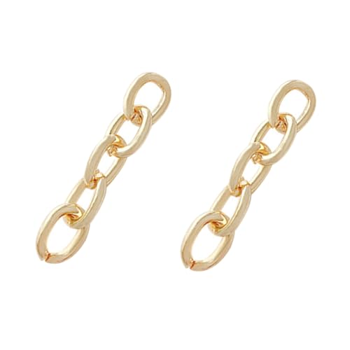 Healeved 1Paar Geometrische Kettenohrringe Stylische Dangle Ohrringe für Festivals Partys und Alltag Ohrstecker mit Einzigartigem Design für Damen von Healeved