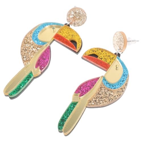 Healeved Glitzer Ohrhänger Baumelnde Ohrstecker Dekorative Ohrringe Mädchen Schmuck von Healeved
