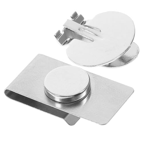 Healeved 1Paar Magnetischer Krawattenclip Unsichtbarer Krawattenhalter für Männer Robuster Automatisches Fixieren Elegantes Design für Formelle Anlässe von Healeved