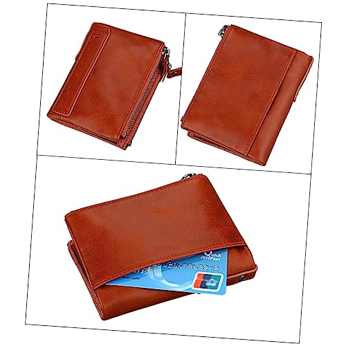 Healeved 1Pc Anti Theft Brushing Clip Purses Karten Portemonnaie Kreditkartenetui Herren Orange von Healeved