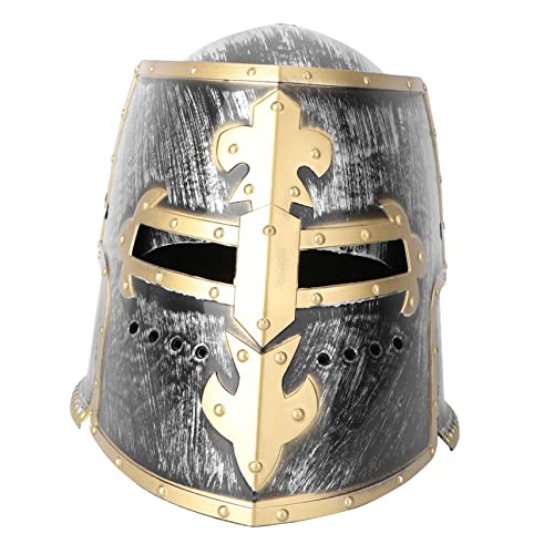 Healeved Krieger-kopfbedeckung Kreativer Hut-ornament Cosplay-hut Party-requisite Helm-dekor Für Römischen Krieger Festival Tragbar Leicht von Healeved