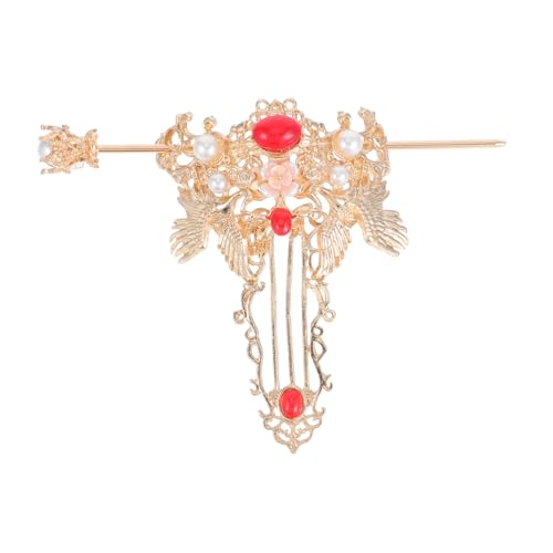 Healeved Chinesische Vintage Haarkrone Mit Haarnadel Für Damen Und Mädchen Stilvolle Haaraccessoires Im Antiken Stil Für Glamouröse Frisuren von Healeved