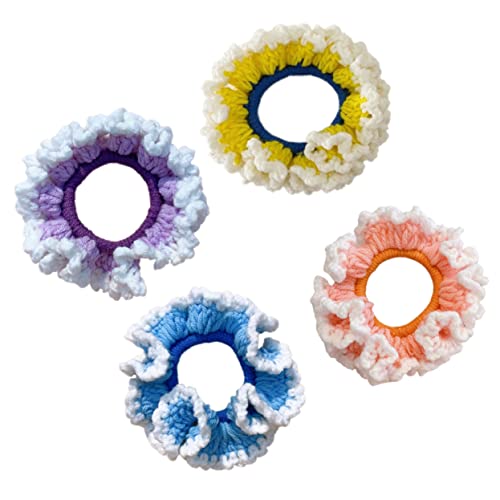 Healeved Handgewebte Haarringe Aus Wolle Haarschmuck Haarringe Und Langlebig Als Zufällige Farbe von Healeved