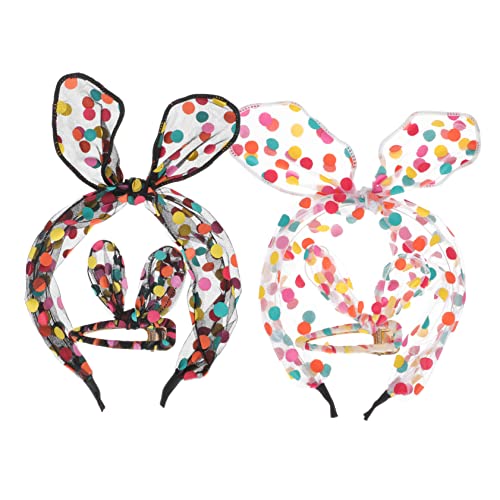 Healeved 1Satz Teiliges Haarreifen Mit Hasenohren Haarnadeln Für Kreativer Kopfschmuck Für Ostern Feiern Kinderpartys von Healeved