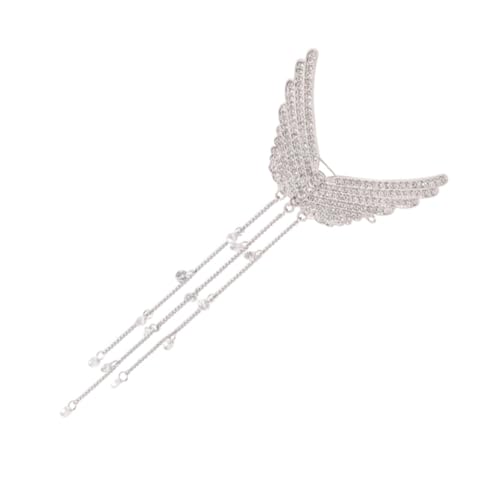 Healeved Elegante Haarnadel für Frauen Quaste Haarspange Strass Haarspange Haarspangen für Weihnachten Geburtstag Familie Fotografie von Healeved