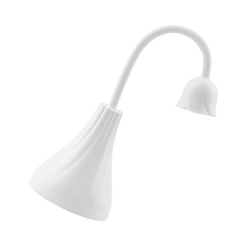 Healeved 1Stk Nagellampe maniküre trockner lampe Fingernageltrockner LED-Lampe für Nägel Heilung lichttherapie lampen Phototherapiegerät Salon-Fototherapielampe Abs Weiß von Healeved