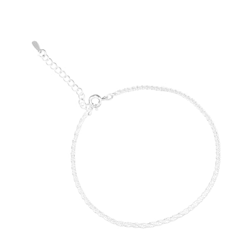 Healeved Modisches Fußkettchen für Damen 925 Silber Elegantes Fußschmuck Hypoallergen für Strand und Alltag von Healeved