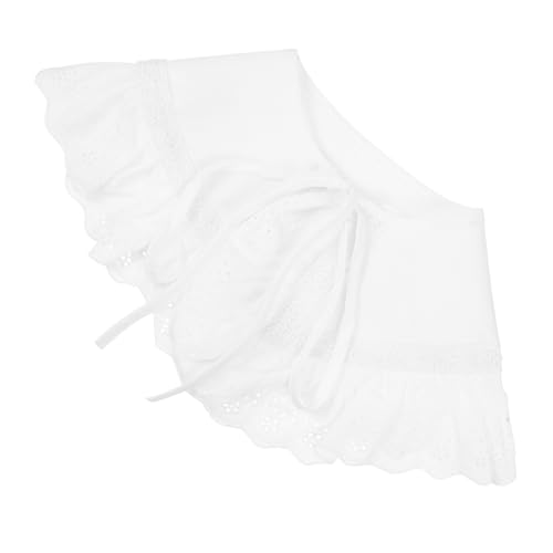 Healeved Falscher Kragen Für Damen Abnehmbarer Schal Aus Baumwollstoff Dekorativer Fake-kragen Für Westen Tanktops Kleider Und Jacken von Healeved