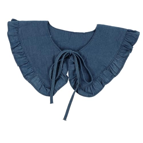 Healeved 1Stück Falscher Damen Abnehmbarer Hemdkragen für Outfits Dekorativer Einsatz für Blusen Tops Passt zu Freizeitkleidung Vielseitiges Mode Accessoire von Healeved