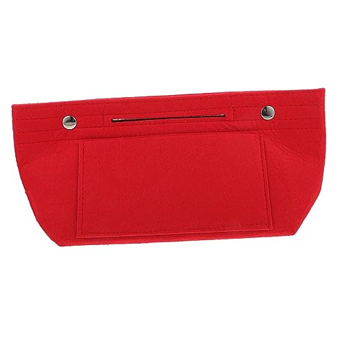Healeved Faltbare Filztasche Mit Innenfächern Praktische Kosmetik Organizer Tasche Leicht Und Tragbar Für Reisen Zur Aufbewahrung Von Kosmetika Make-up Langlebig von Healeved