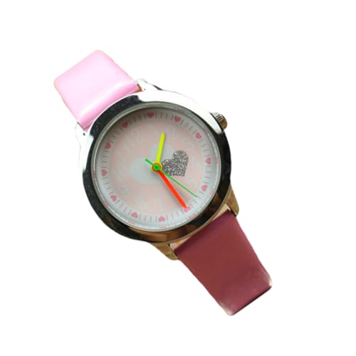 Healeved Junge Mädchen Armbanduhr Mit Cartoon- Zarte Kinderuhr Aus Kunstleder Und Verstellbares Design Für Jungen Und Mädchen von Healeved