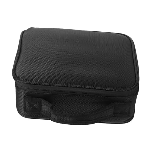 Healeved Kosmetik Aufbewahrungstasche Tragbare Kulturtasche Schwarz Für Reisen Mehrschichtige Make up Tasche Mit Reißverschluss Und Handgriff Für Männer Und Frauen Organizer Für von Healeved