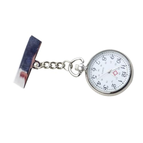 Healeved Krankenschwesteruhr Clip Taschenuhr für Frauen Leicht Tragbare Hängende Uhr Pflegeuhr Präzise Quarz Uhr für Medizinische Fachkräfte und Schüler von Healeved