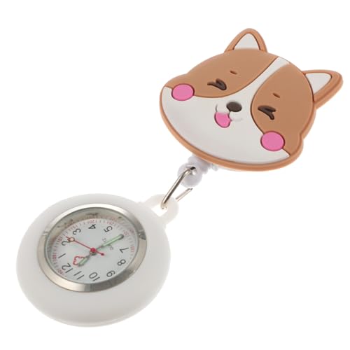 Healeved Taschenuhr Tragbare Uhr Cartoon Hängeuhr Einziehbare Uhr Mit Großem Ziffernblatt Design Für Gute Stimmung Bei Patienten Und Zeitmessung von Healeved