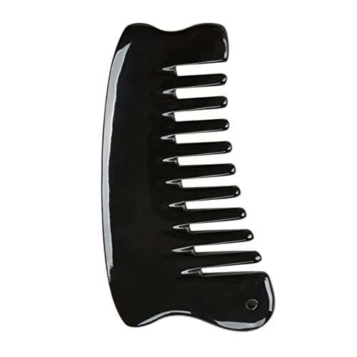 Healeved Ochsenhorn Haarkamm Multifunktionales Massagewerkzeug Für Kopfhaut Tragbarer Kamm Für Frauen Und Männer Zur Haarpflege Und Entspannung von Healeved