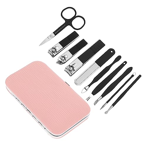 Healeved 1satz Maniküreset Für Reisen Teiliges Edelstahl-grooming-kit Mit Nagelknipser Und Pediküre-werkzeugen Tragbar Und Ergonomisch Für Frauen Und Männer von Healeved