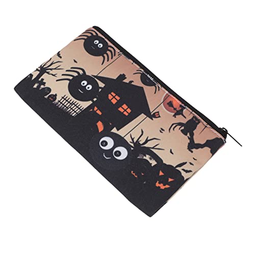 Healeved 1stk Halloween-Kosmetiktasche Reise Geldbörse Geldbeutel Halloween-Make-up-Tasche Kulturbeutel Für Für Schreibwaren Tasche Kosmetiktasche Inneres Tuch von Healeved