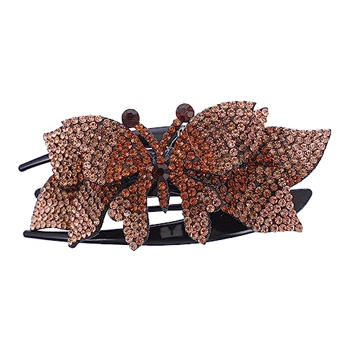 Healeved Strass Haar Clip Für Frauen Entenschnabelclip Schleife Haarschmuck Mode Trageoccasion Hochzeit Geburtstag Einkauf Verabredung von Healeved