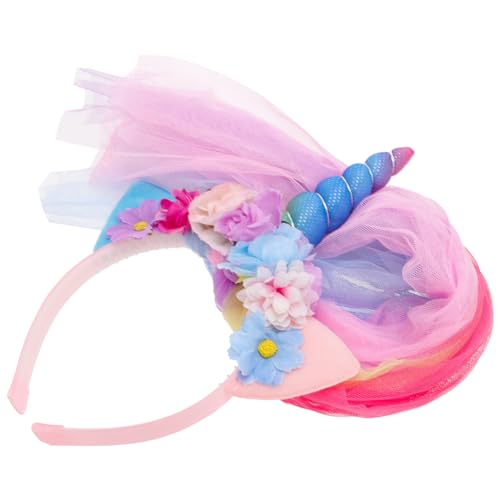 Healeved 1stück Veil Hair Design Haarreifen Für Mädchen Süßes Accessoire Für Geburtstagsfeiern Cosplay Halloween Und Alltägliches Tragen Freundliches Material Rutschfest von Healeved