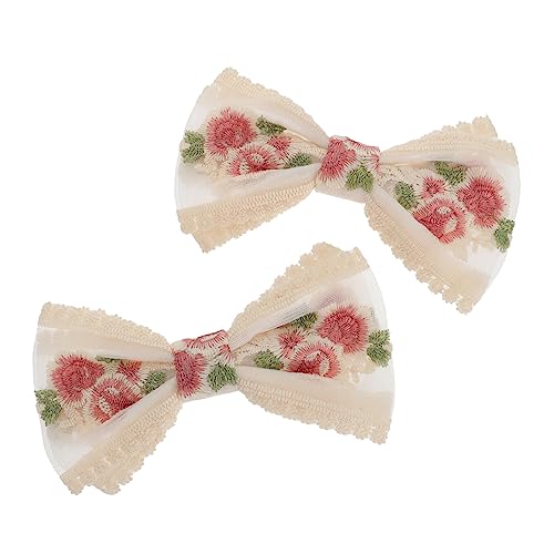 Healeved 1stück Haarschleife Mit Stickerei Und Blumen Für Mädchen Niedliche Haarspange Im Japanischen Stil Für Partys Und Alltag Hochwertige Haaraccessoires Für Frauen Und Bräute von Healeved