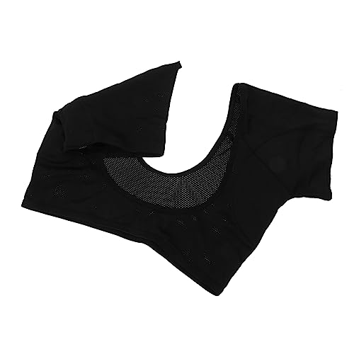 Healeved 1stk Weste Mit Schweißpolster Unterhemden Liner Aufkleber Für Frauen Taillentrainer Damen Schweißpads Heiße Weste Zubehör Schweißflecken Sweat-top Sperre Ärmel Bhs Baumwolle Black von Healeved