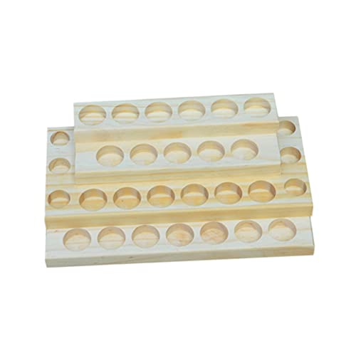Healeved 1stück Layer Holzregal Für Ätherische Öle Fächer Aromatherapie Displayständer Für Kosmetik Und Parfüm Funktionaler Organizer Für Schreibtisch Und Badezimmer von Healeved