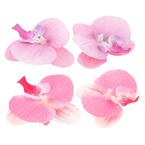 Healeved 2 Paar Blüten Schuhclips Orchidee Damen Sandalen Schmuckclips Abnehmbar Stylisch Dekorativ Für Strand Urlaub Ästhetische Schuhdekoration von Healeved