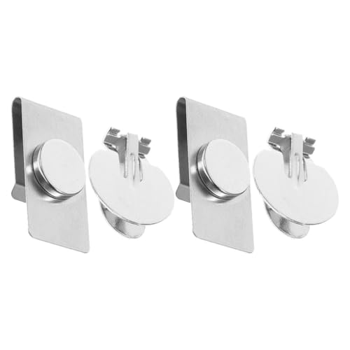 Healeved 2 Paar Edelstahl Krawattennadel Magnetischer Krawattenclip Aus Edelstahl Anstecknadel Aus Magnetischer Kragenhalter Magnetische Anstecknadel Clips von Healeved