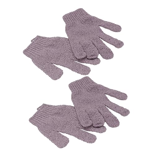 Healeved 2paar Exfolierende Finger-bad-handschuhe Für Körperpeeling Für Männer Und Frauen Für Dusche Sauna Und Entspannende Badeerlebnisse von Healeved