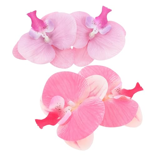 Healeved 2 Paar Orchideen Schuhclips Abnehmbare Blüten Dekorative Schuhblumen Zubehör Für Damen Sandalen Strandurlaub Stilvolle Schlappen Veredelung von Healeved