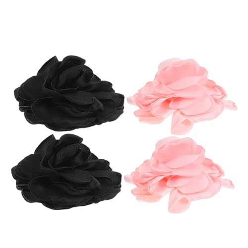 Healeved 2 Paare Abnehmbare Blumenschuhclips für Damen Blumen Schuhdekoration Kompatibel mit Sandalen High Heels und Flats Einfache Befestigung Wiederverwendbar Modische Schuhschnallen für von Healeved