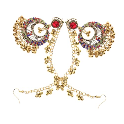 Healeved 2paare Bunte Ohrhänger Für Damen Ethno-boho-glocken-design Leicht Und Bequem Farbenfrohe Akzente Für Partys Und Alltag Verspielte Glockendetails Mit Sanftem Klang Healeved 2paare Bunte Ohrhänger Für Damen Ethno-boho-glocken-design Leicht Und Bequem Farbenfrohe Akzente Für Partys Und Alltag Verspielte Glockendetails Mit Sanftem Klang von Healeved